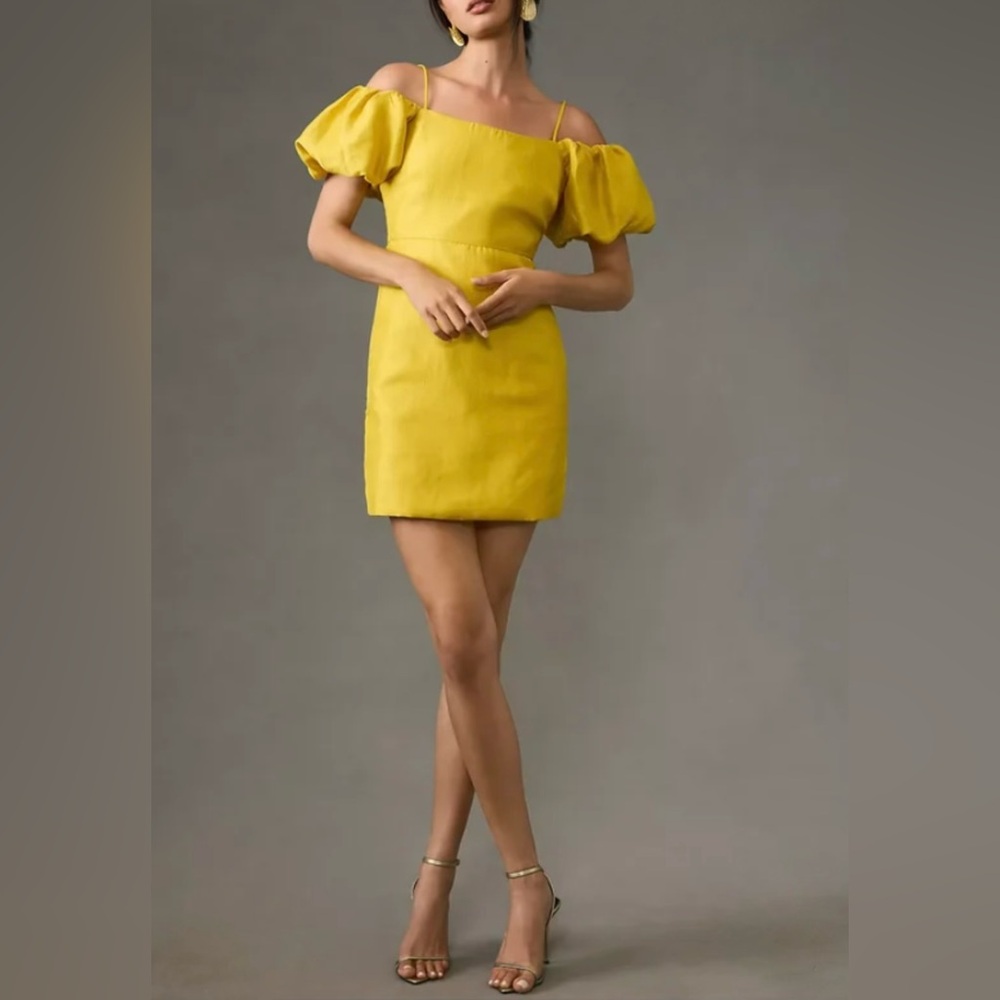 NWT Anthropologie Mini Off-The-Shoulder Dress